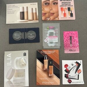 Makeup and skincare samples bundle